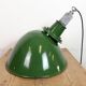 Large Industrial Green Enamel Factory Pendant Lamp from Benjamin, 1960s