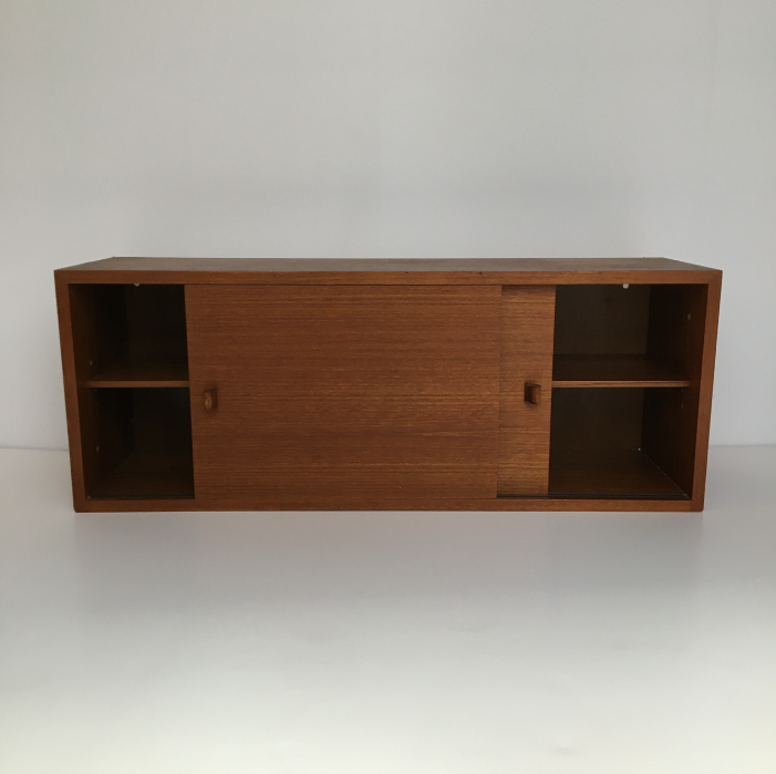 Vintage Scandinavian wall sideboard