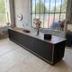 Two-sided counter sliding doors oak XXL 4m enfilade