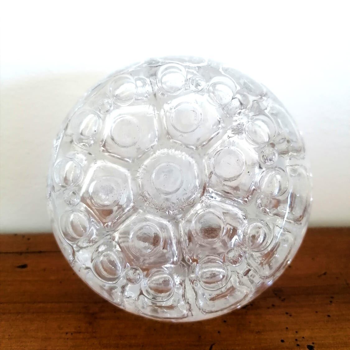 Pique fleurs en verre de Reims