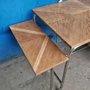 Bureau Bauhaus in ash veneer and tubular steel by Andre Lurcat