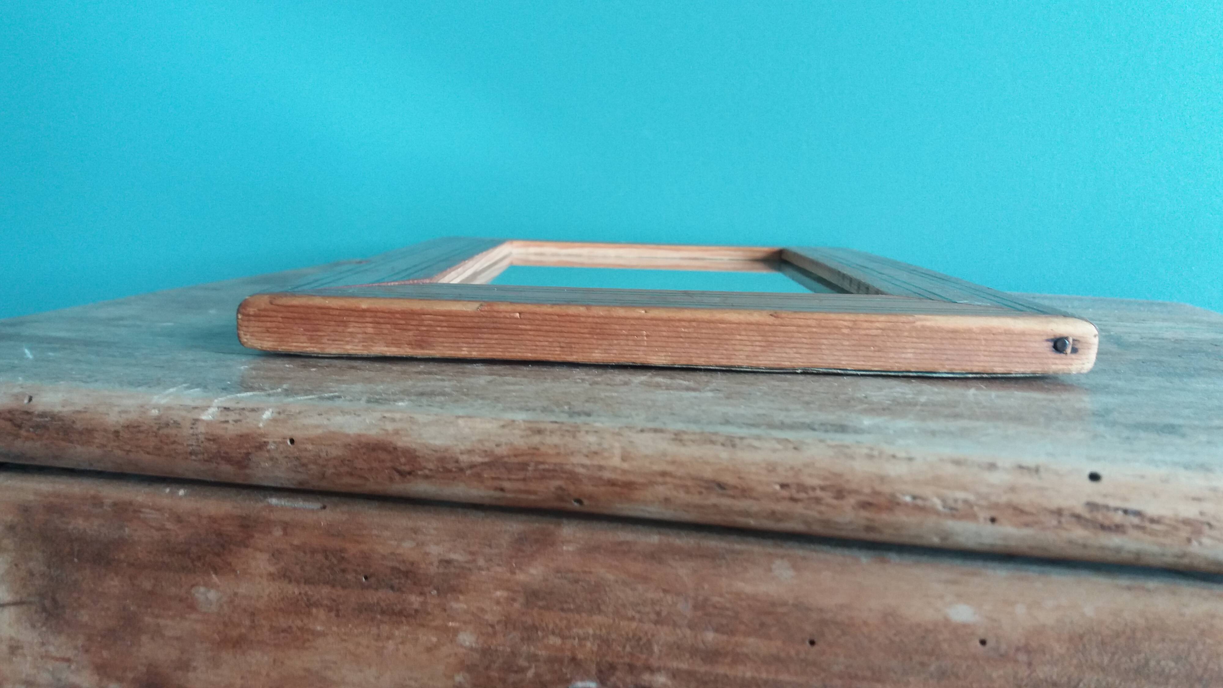 Wooden frame mirror 24 x 17.7