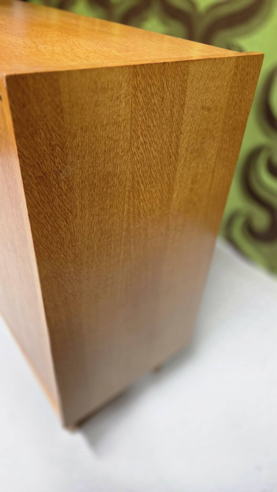 Blonde wood enfilade 1970 vintage