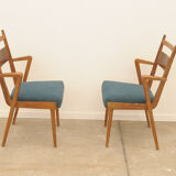 Paire de chaises tchécoslovaques vintage en bois courbé par Jitona, années 1970