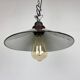 Industrial Dark Red Enamel Factory Pendant Lamp, 1960s