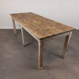 Old patinated farm table