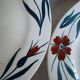 8 flat plates Terre de Fer Longchamp model Christiane
