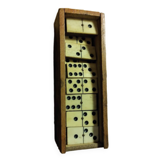 Wood and bone dominoes