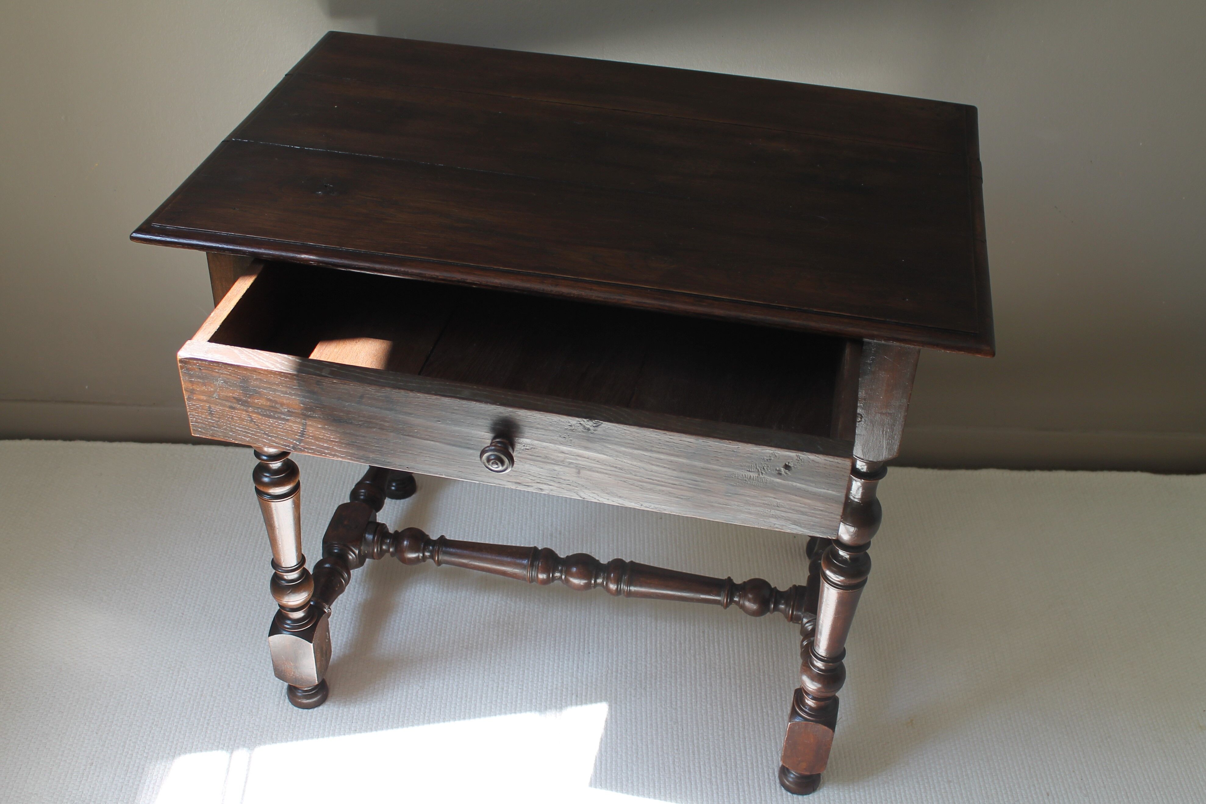 19th century solid oak desk
