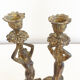 Pair of antique Mermaid candlesticks Art Nouveau