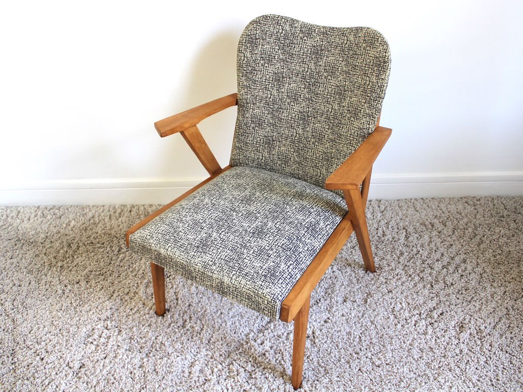Fauteuil type scandinave des années 50