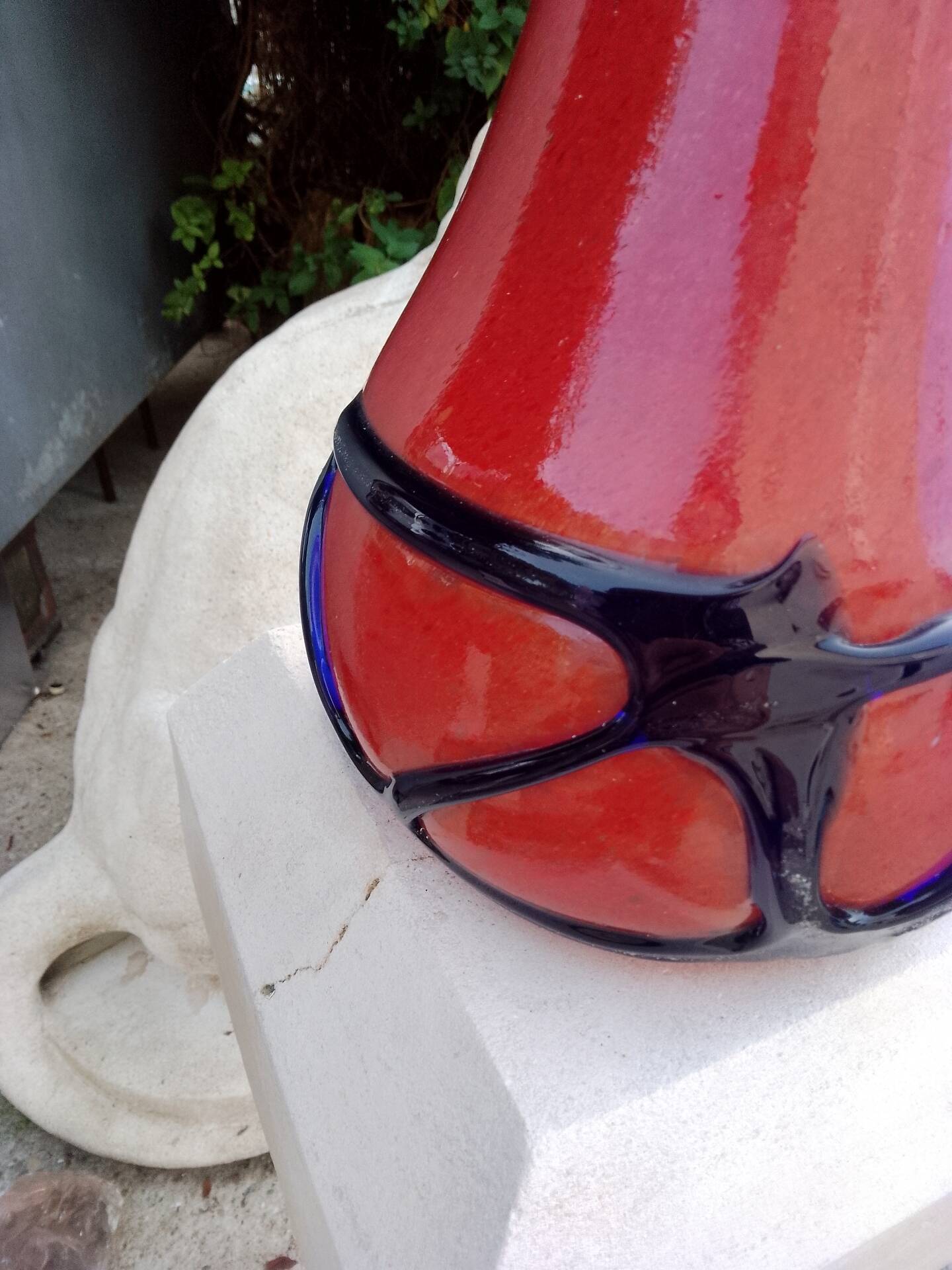 Murano Seguso Moretti Barovier excavation vase
