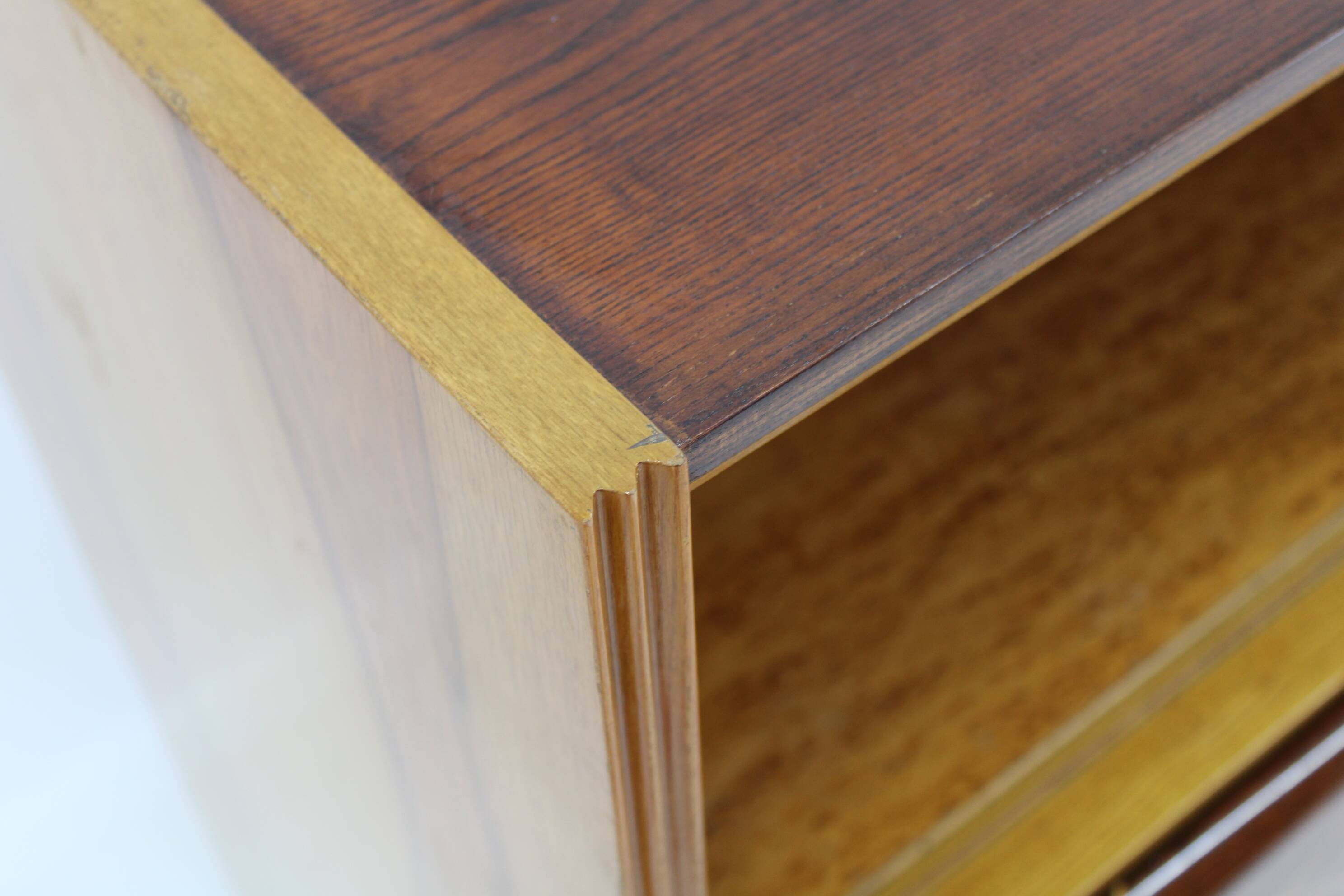 1960s Wooden Cabinet /Chest Of Drawers, Czechoslovakia