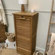 oak curtain furniture / filing cabinet