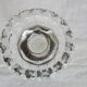 Two candle holders in bronze and crystal