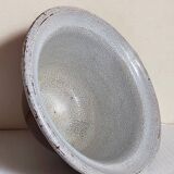 19th century enamelled earthenware salad bowl