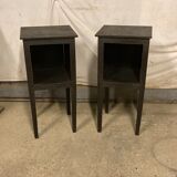 Pair of directoire bedside