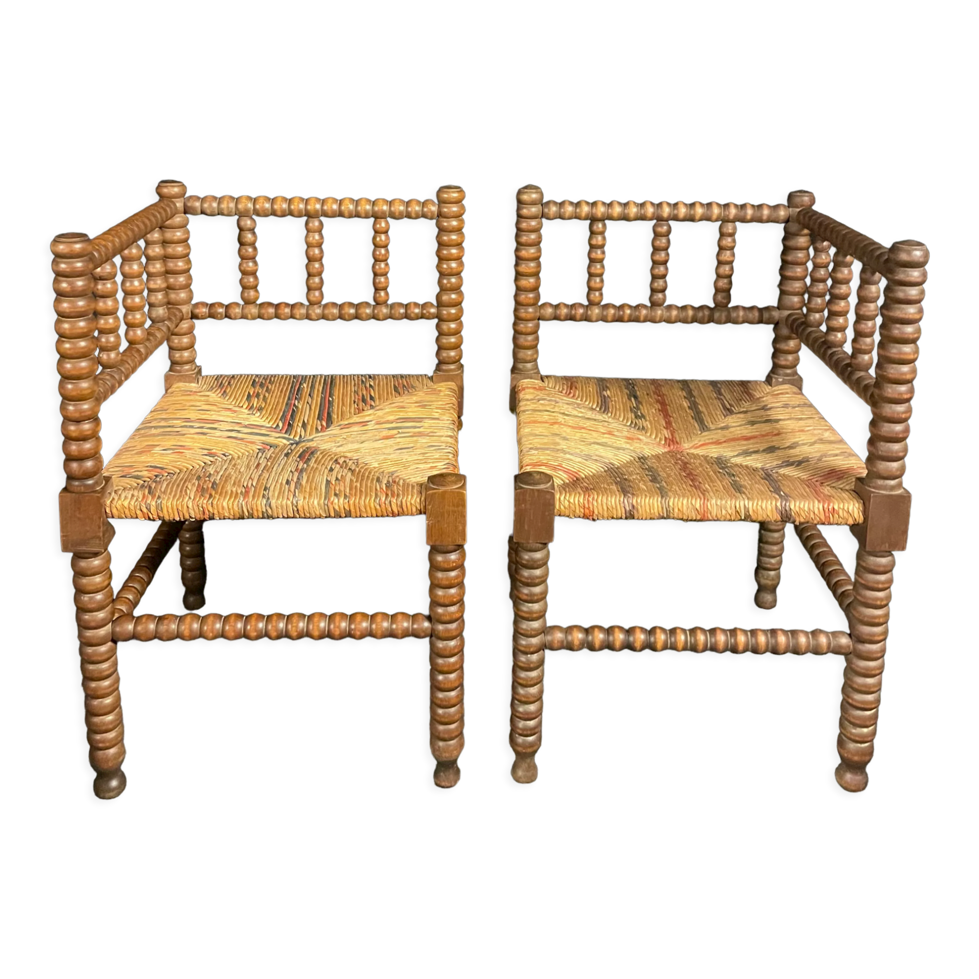 Paire de chaises coin de feu