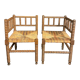 Paire de chaises coin de feu
