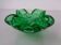 Green Sommerso Murano Glass Ashtray, Italy, 1960s