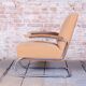Bauhaus Armchair in Beech & Chrome attributed to Thonet, Czech, 1930s