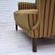 1960s, 3-seater Danish sofa, green furniture wool, original condition.