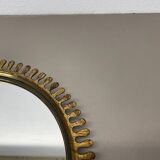 Miroir mural en laiton par Vereinigte Werkstätten, 1950