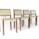 Set of 4 Niels O Möller model 80 chairs