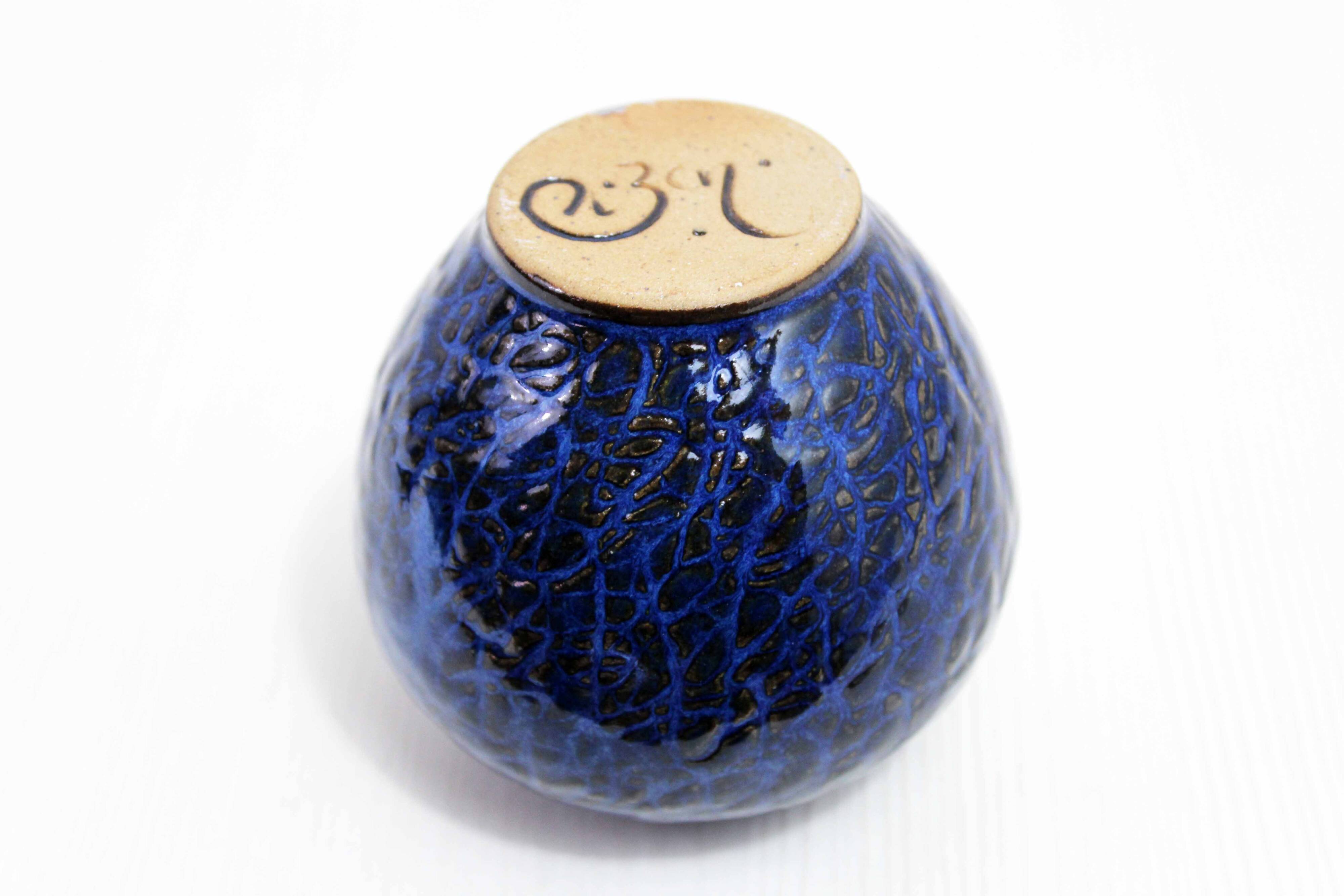 Oriental ceramic ball vase