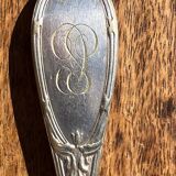 Set of 12 forks and 12 monogram spoons