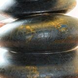 Ceramic pebble lamp by François Chatain