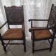 Paire de fauteuils néo basque