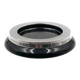 Sergio Asti, mod.4635 black ashtray / catchall, Kartell Italy 1967