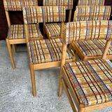 Table + 6 chaises baumann vintage 1970