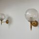 Paire d’applique boule ancienne