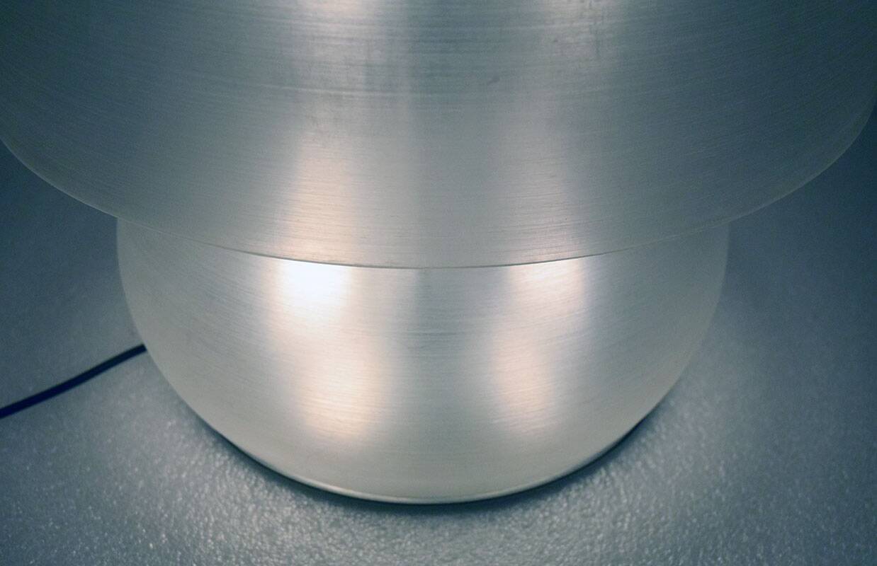 Large methacrylate table lamp, Italy, 1970s