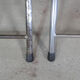 2 Eyrel folding chairs in chromed metal and skai 1970s
