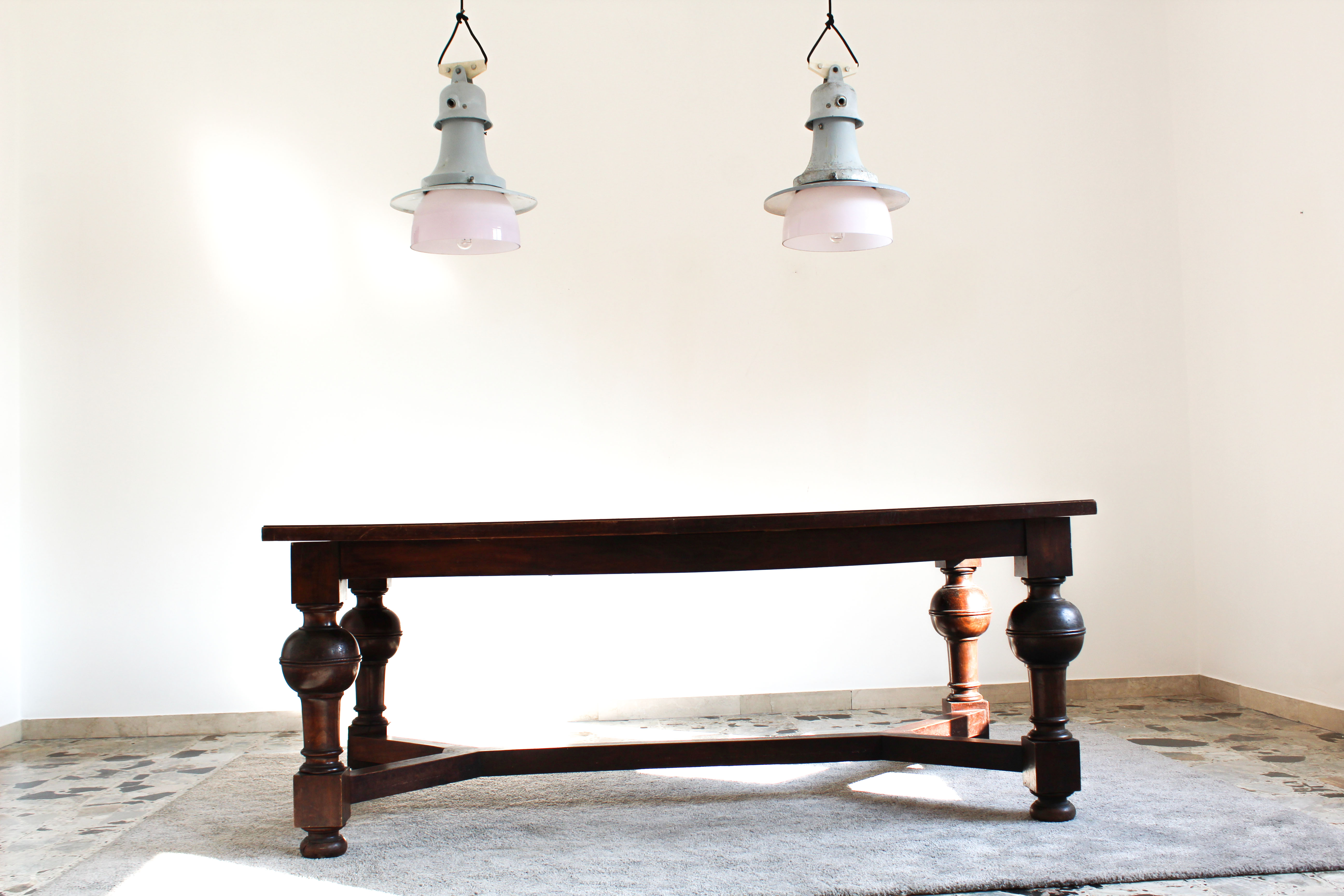 Pair of street lamps, Italy 1970s