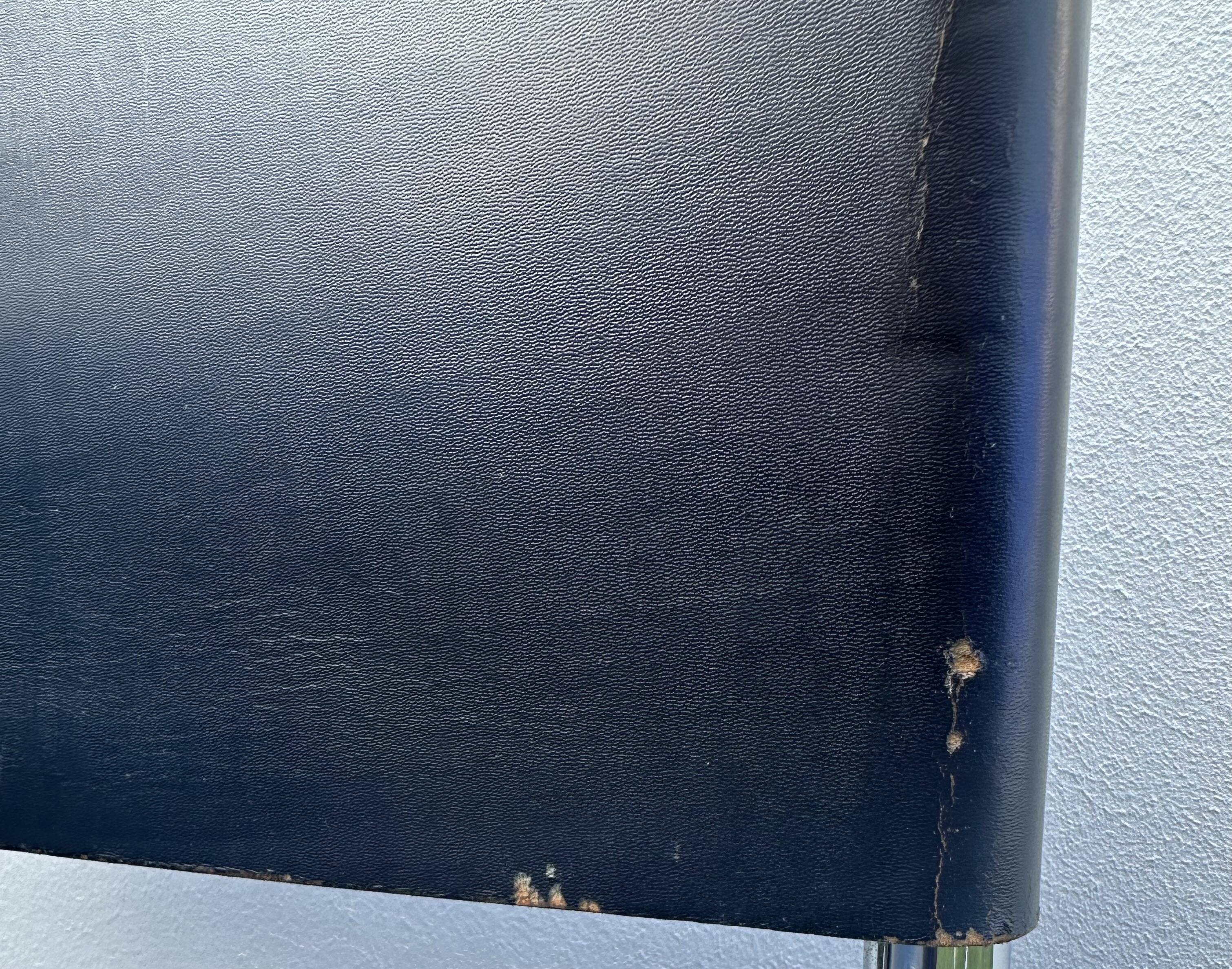 Pair of MR 10 chairs with Mies Van der Rohe laces, Knoll International