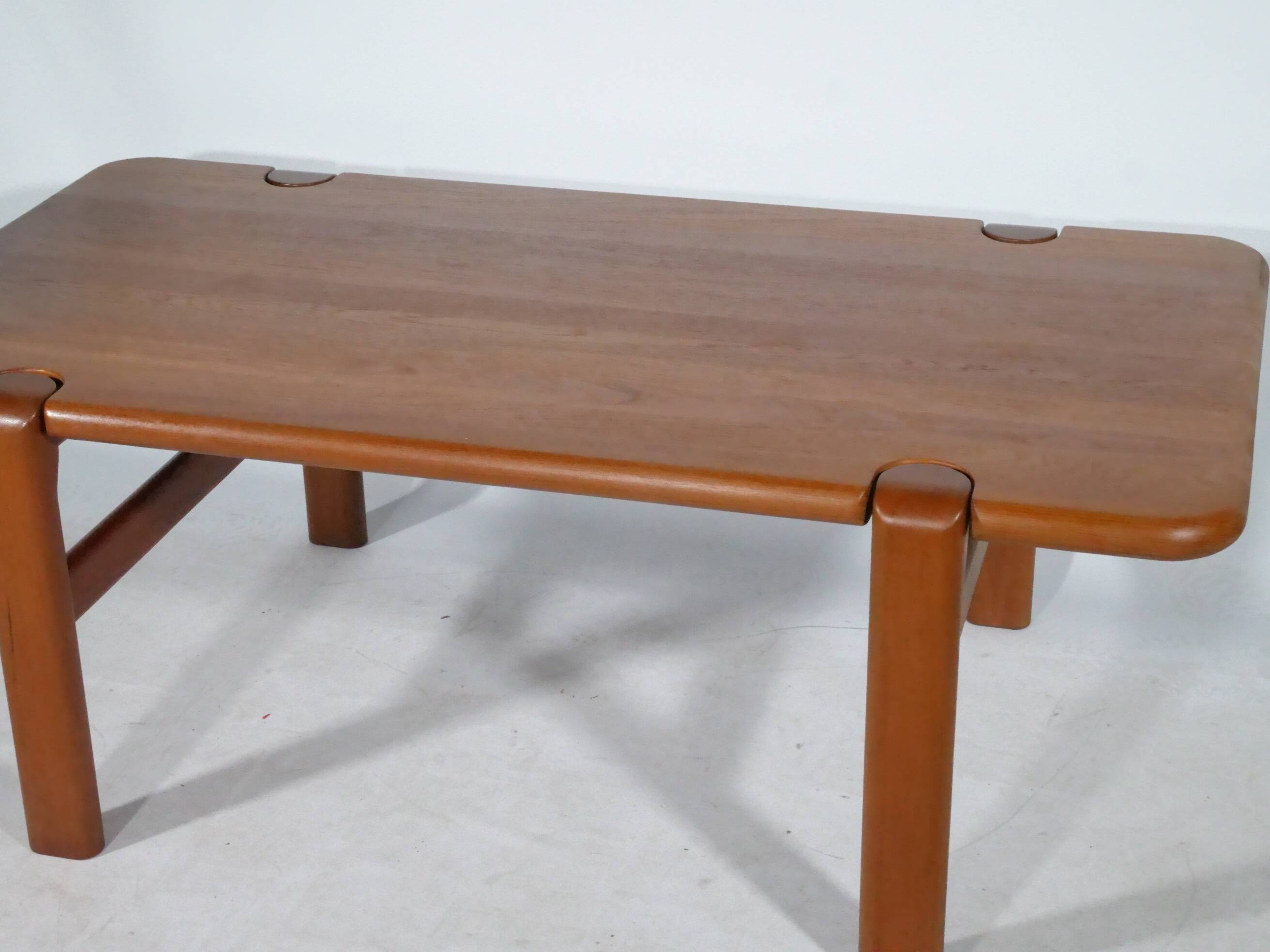 Solid Teak Coffee Table Danish Olsen & Son 1960s