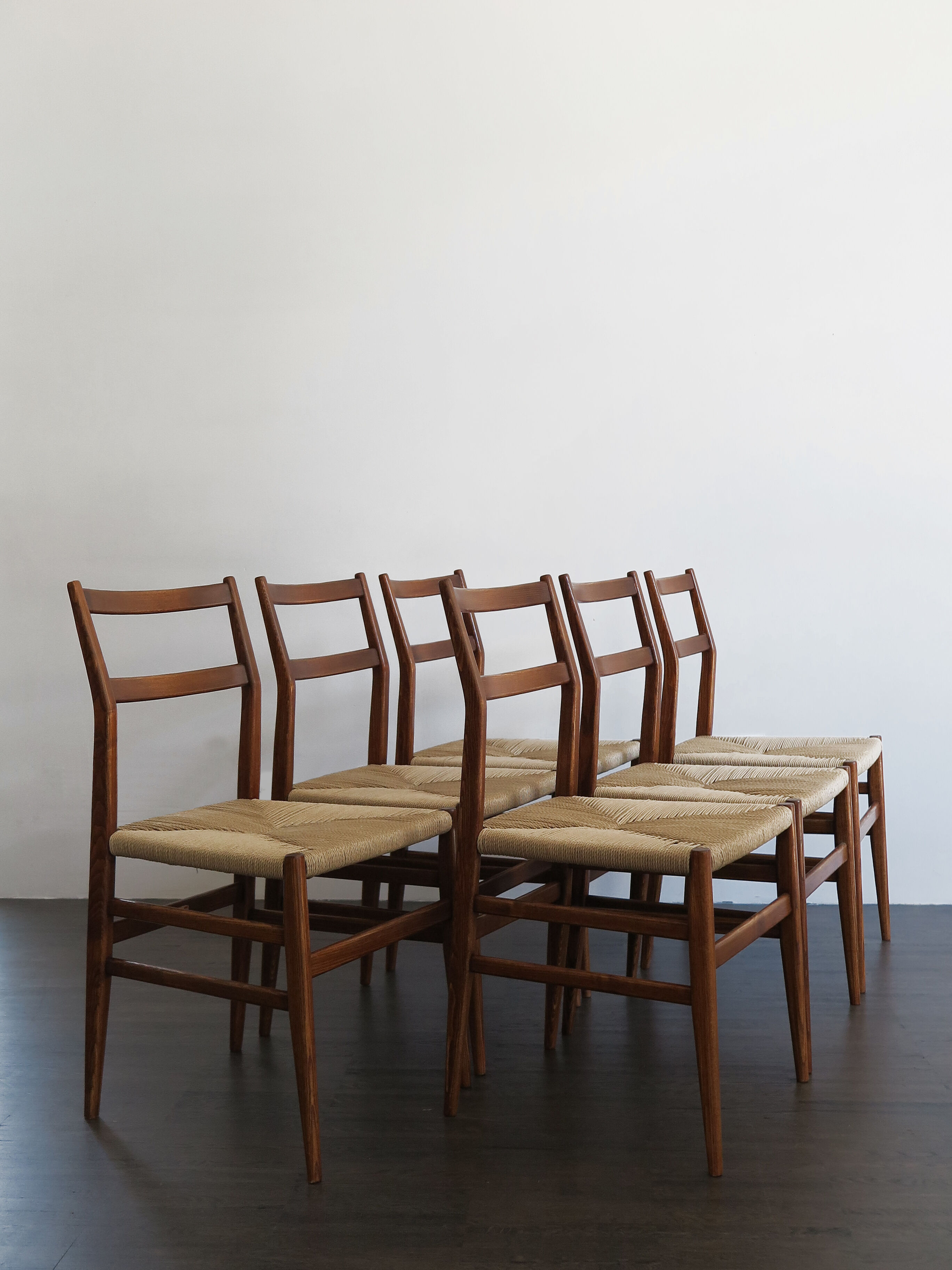 Chaises « Leggera » de Gio Ponti pour Cassina, années 1950