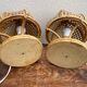 Pair of Italian rattan lamps