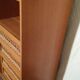 Vintage rattan wardrobe