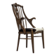 1960s, Danish high-backed armchair, reupholstered, furniture cowhide, oak.