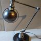 Workshop lamp Jieldé 2 industrial arm patina graphite rifle barrel