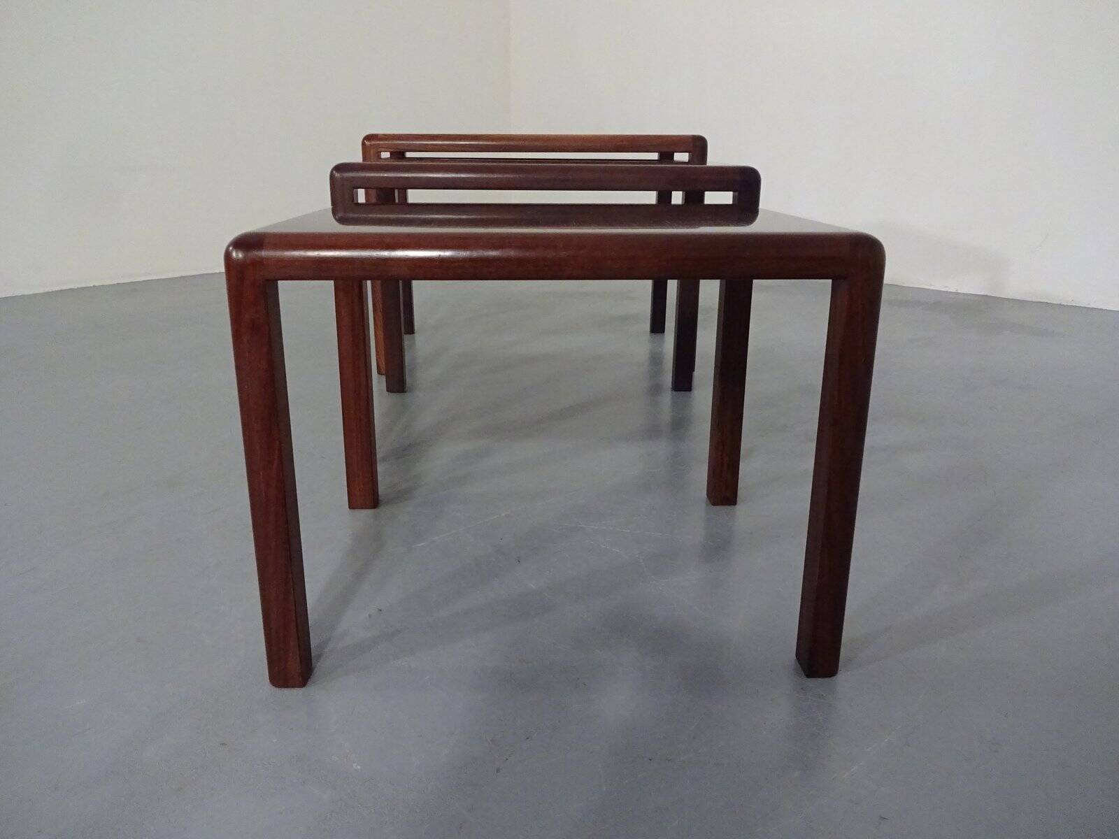 Danish Rosewood Nesting Tables, 1960s, Set of 3