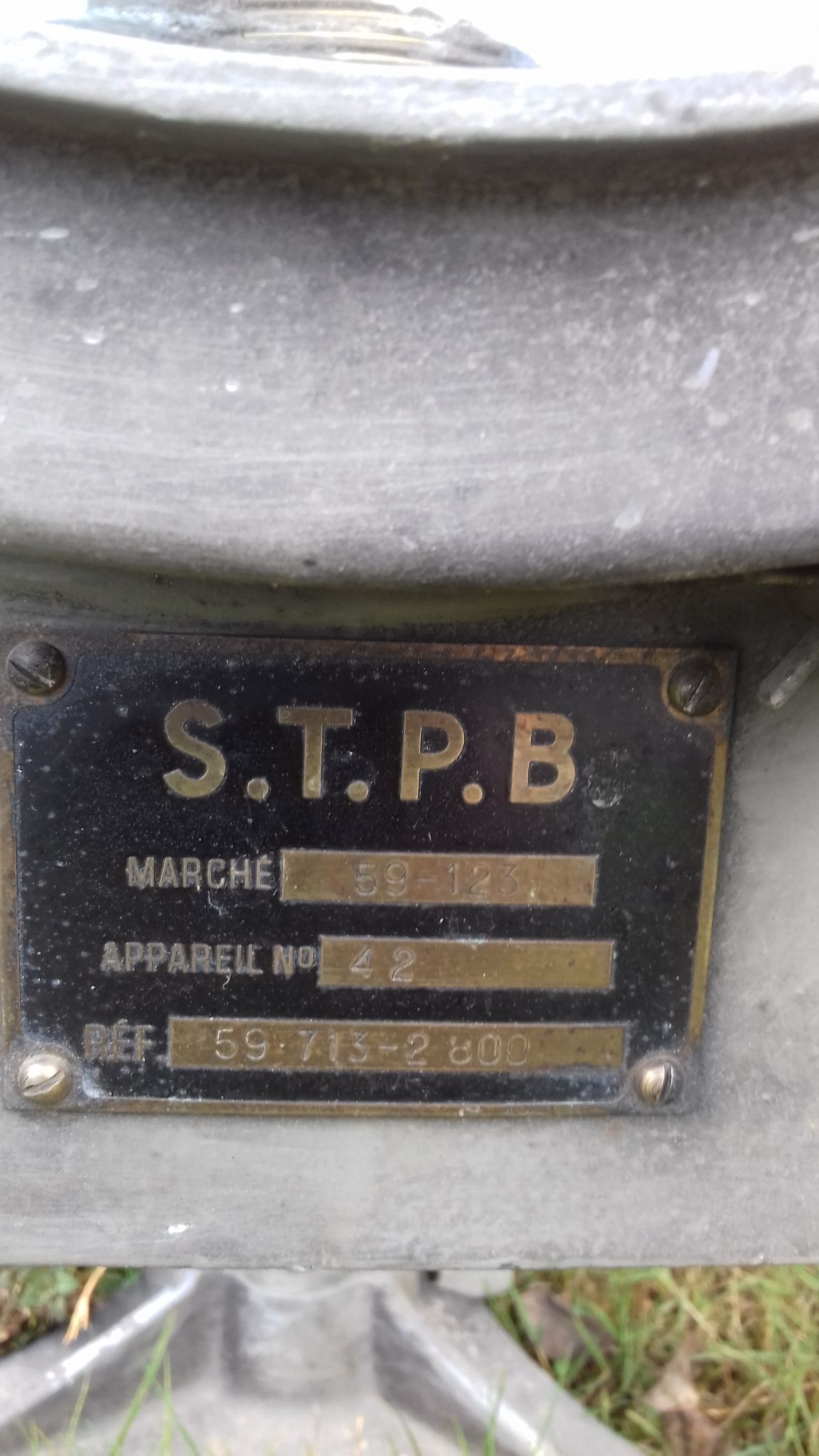 Military marine projector Sautter-Harle of Paris