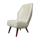 Danish Lounge Chair in silk upholstery 1940s