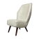 Danish Lounge Chair in silk upholstery 1940s