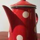 Vintage enamelled teapot